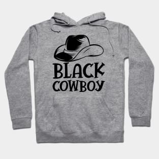 Black Cowboy Hoodie